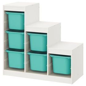 IKEA Trofast Beyaz 99x44x94 cm İskelet