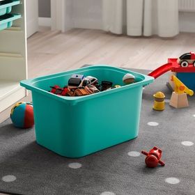 IKEA Trofast Oyuncak Turkuaz 42x30x23 cm Saklama Kutusu