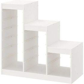 IKEA Trofast Saklama İskeleti 99x44x94 cm Beyaz Eşya Düzenleyici