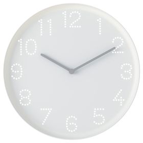 IKEA Tromma 25 cm Beyaz Duvar Saati