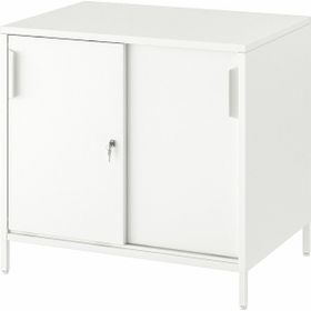 IKEA Trotten 80x75 cm Beyaz Ofis Dolabı