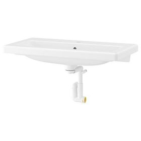 IKEA Tvallen 64x43 cm Beyaz Rannilen Sifonlu Lavabo