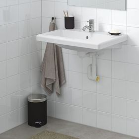 IKEA Tvallen 64x43 cm Beyaz Rannilen Sifonlu Lavabo