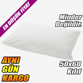 IKEA ULLVIDE Minder Pamuklu Yastık Kılıfı Beyaz 50x60 cm
