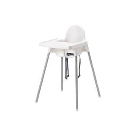 IKEA Unisex Beyaz Antilop Tepsili Mama Sandalyesi