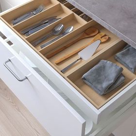 IKEA Uppdatera 10x50 cm Bambu Çekmece Düzenleyici