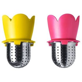IKEA Vagrat Açık Kırmızı Sarı Çay Süzgeci