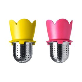 IKEA Vagrat Açık Kırmızı Sarı Çay Süzgeci
