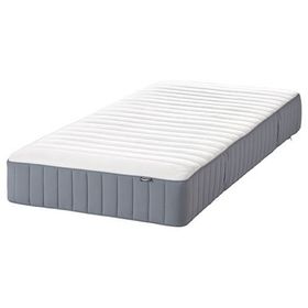 IKEA Valevag 90x200 cm Açık Mavi Tek Kişilik Yatak