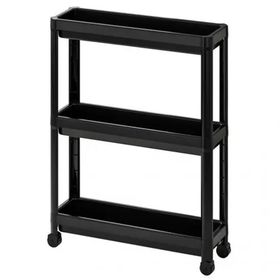 IKEA Vesken - Siyah - 54x18x71 cm Servis Sehpası