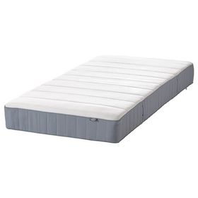 IKEA Vesteröy 90x200 cm Açık Mavi Tek Kişilik Yatak