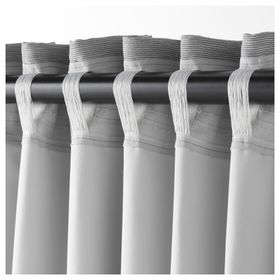 IKEA Vilborg Gri 145x300 cm 2 Kanat Perde
