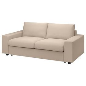 IKEA Vimle Hallarp Bej 2'li Yataklı Kanepe