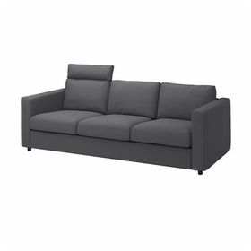 IKEA Vimle Hallarp Gri 3'lü Kanepe