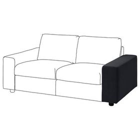 IKEA Vimle Saxemara Mavi-Siyah Kanepe Kolçağı