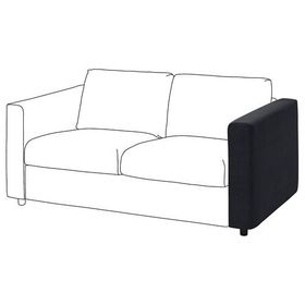 IKEA Vimle Saxemara Mavi-Siyah Kanepe Kolçağı
