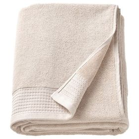 IKEA Vinarn 70x140 CM Açık Gri-Bej Banyo Havlusu