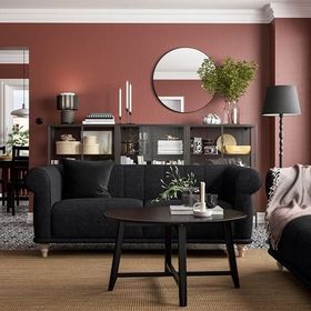 IKEA Viskafors Lejde Antrasit 2'li Kanepe