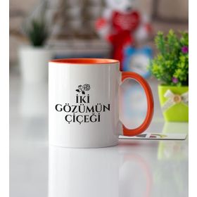 İki Gözümün Çiçeği Kupa Bardak