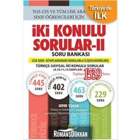 İki Konulu Sorular - 2 Soru Bankası - Sefer Yürük