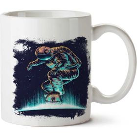İki Tarafı Baskılı Astronot Kaykay.png Kupa