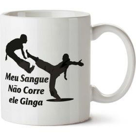 İki Tarafı Baskılı Capoeira , No Sangue Kupa