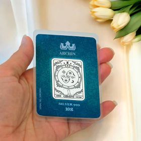 İkizler Burcu Sembollü Haziran Ayı Doğumlarına Özel Hediyelik 10 gr 999 Ayar Gümüş Külçe