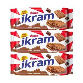İkram Kremalı Çikolatalı 84 gr Bisküvi