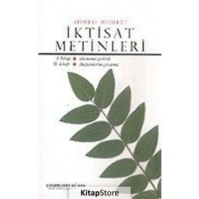 İKTİSAT METINLERI - AHMED MIDHAT