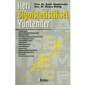İLERI BIYOISTATISTIKSEL YÖNTEMLER - KADIR SÜMBÜLOĞLU