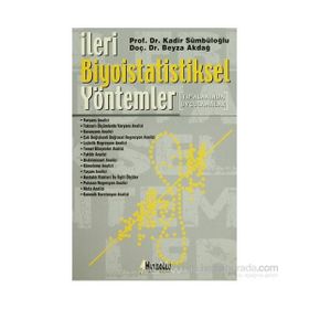 İLERI BIYOISTATISTIKSEL YÖNTEMLER - KADIR SÜMBÜLOĞLU