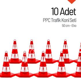 İleri Trafik 10 Adet Eko 50 cm Trafik Dubası