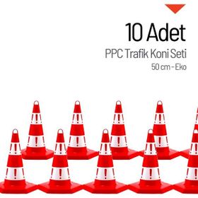 İleri Trafik 10 Adet Eko 50 cm Trafik Dubası