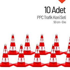 İleri Trafik 10 Adet Eko 50 cm Trafik Dubası