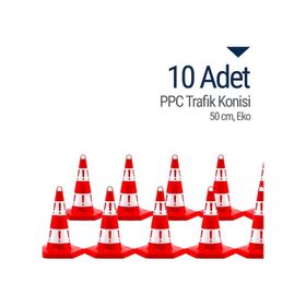 İleri Trafik 10 Adet Eko 50 cm Trafik Dubası