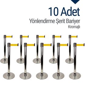 İleri Trafik 10 Adet Yönlendirme Şerit Bariyer