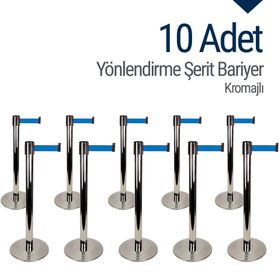 İleri Trafik 10 Adet Yönlendirme Şerit Bariyer