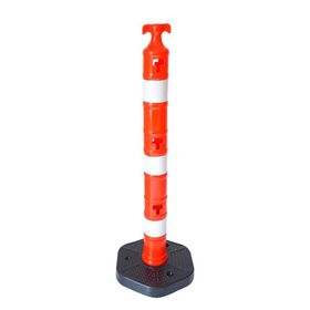 İleri Trafik 110 x 1200 mm Kauçuk Ağırlıklı Plastik Yol Dikmesi