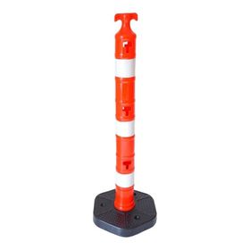 İleri Trafik 110 x 1200 mm Kauçuk Ağırlıklı Plastik Yol Dikmesi