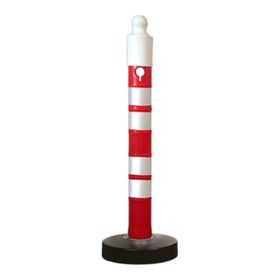 İleri Trafik 110x1200 mm Dubalı Uyarı Dikmesi