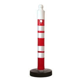 İleri Trafik 110x1200 mm Reflektifli Dubalı Uyarı Dikmesi