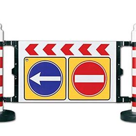 İleri Trafik 1815x1200 mm Dubalı Uyarı Levhalı Bariyer
