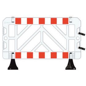 İleri Trafik Beyaz 150x100 cm Güvenlik Barikatı
