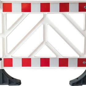 İleri Trafik Beyaz 150x100 cm Güvenlik Barikatı