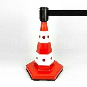 İleri Trafik Delinatör Koni ve Dikme İçin İkaz Şeritli Mekanizma
