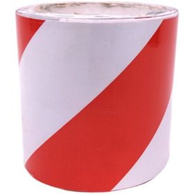 İleri Trafik Kırmızı 10 cm x 10 m Beyaz Reflektif Bant