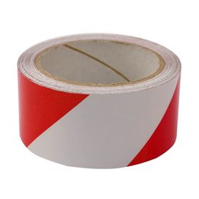 İleri Trafik Kırmızı 5 cm x 10 m Beyaz Reflektif Bant