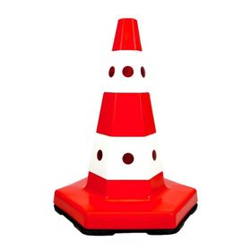 İleri Trafik Klasik Kedi Gözlü 50 cm Ağırlıklı Trafik Dubası