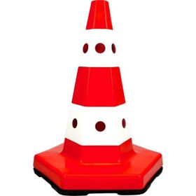 İleri Trafik Klasik Kedi Gözlü 50 cm Ağırlıklı Trafik Dubası