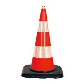 İleri Trafik Pvc 75 cm Çift Reflektifli Ağırlıklı Trafik Dubası